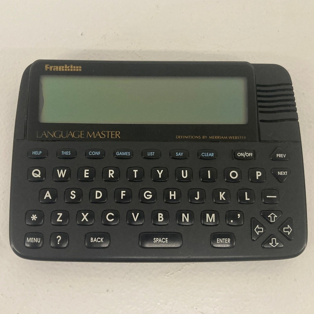 FOR PARTS - Franklin Language Master Definitions LM-4200 SpellBlaster II 80s 90s